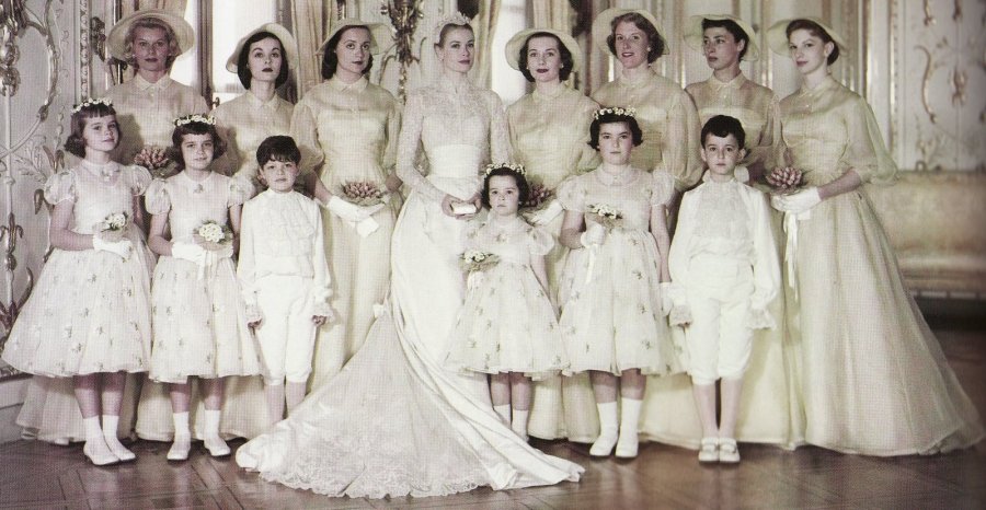 Grace Kelly's wedding photo