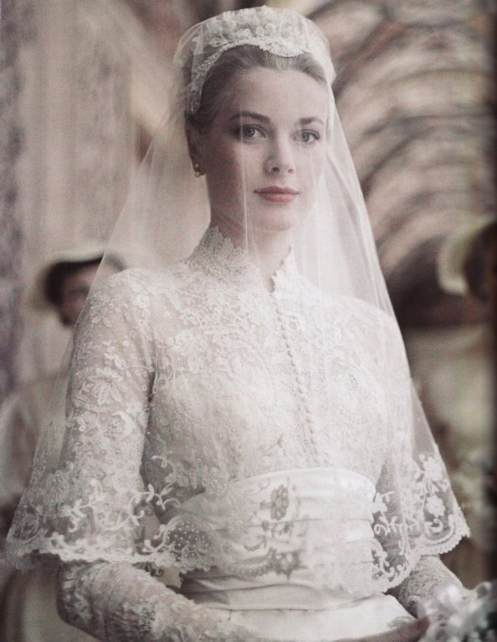 Grace Kelly's wedding photo