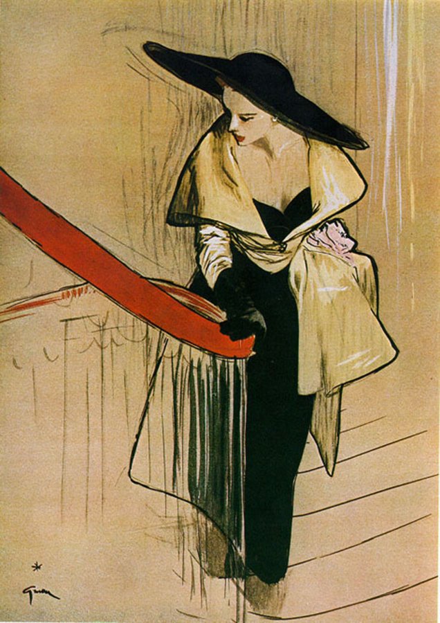 René Gruau's fashion drawings