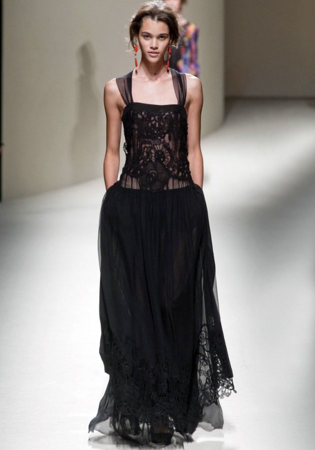 Floor-length dress by Alberta Ferretti