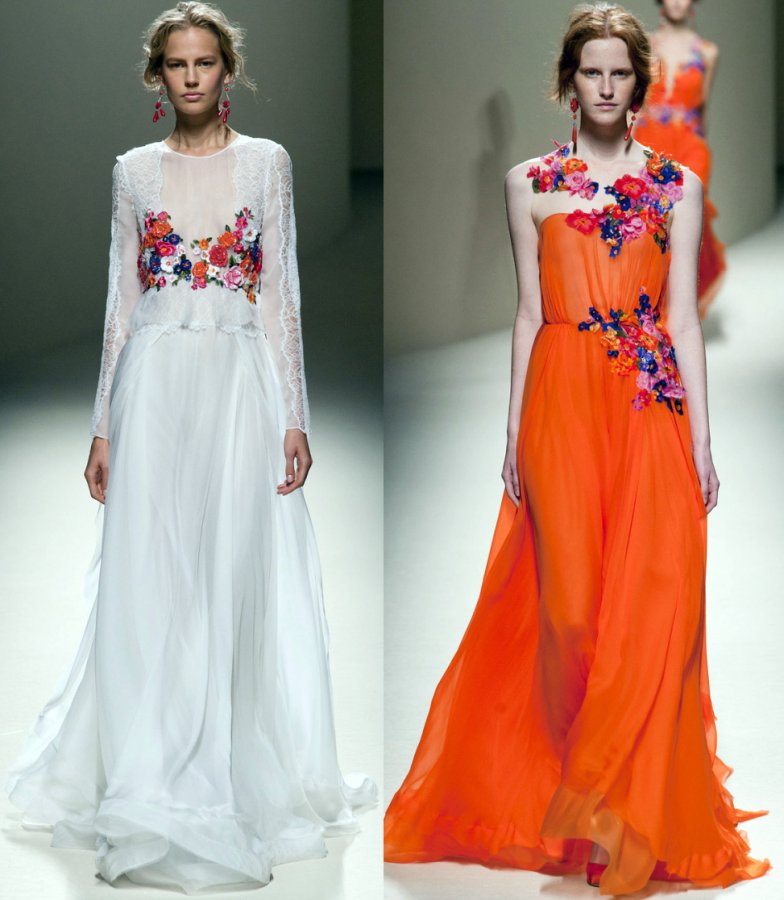 Dresses from the Alberta Ferretti 2024 collection