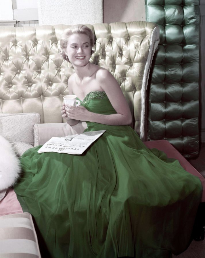 La jeune actrice Grace Kelly