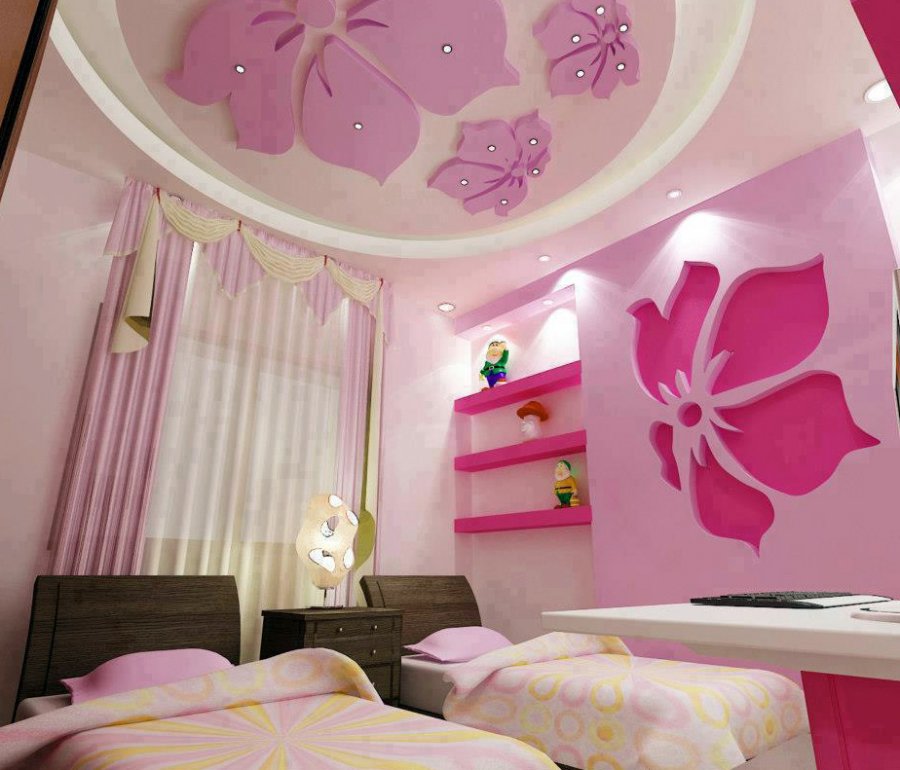 Pink bedroom, photo