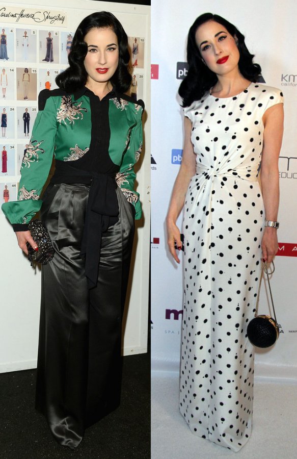 Dita Von Teese's clothing style