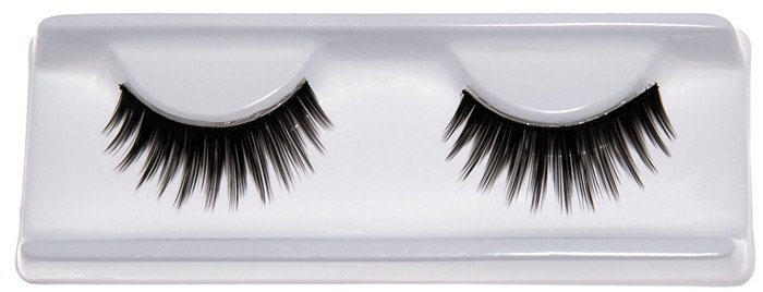 How to properly glue false eyelashes