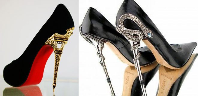 Beautiful and unusual heels