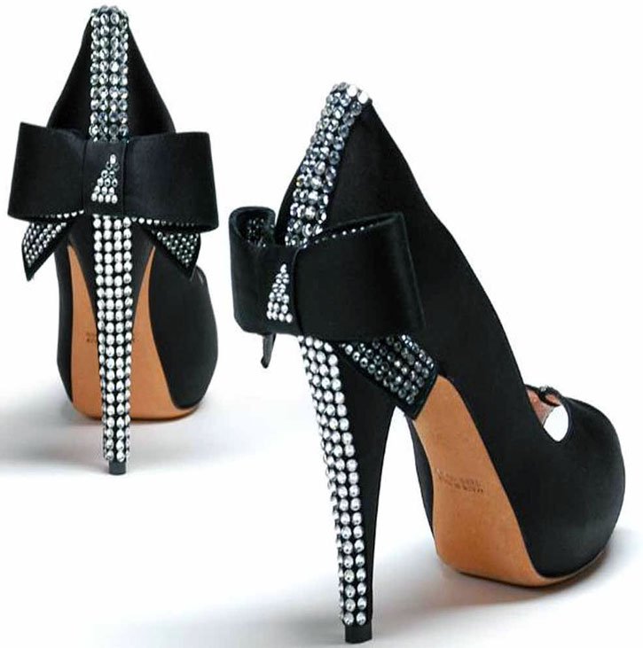 Women's shoes with beautiful high heels