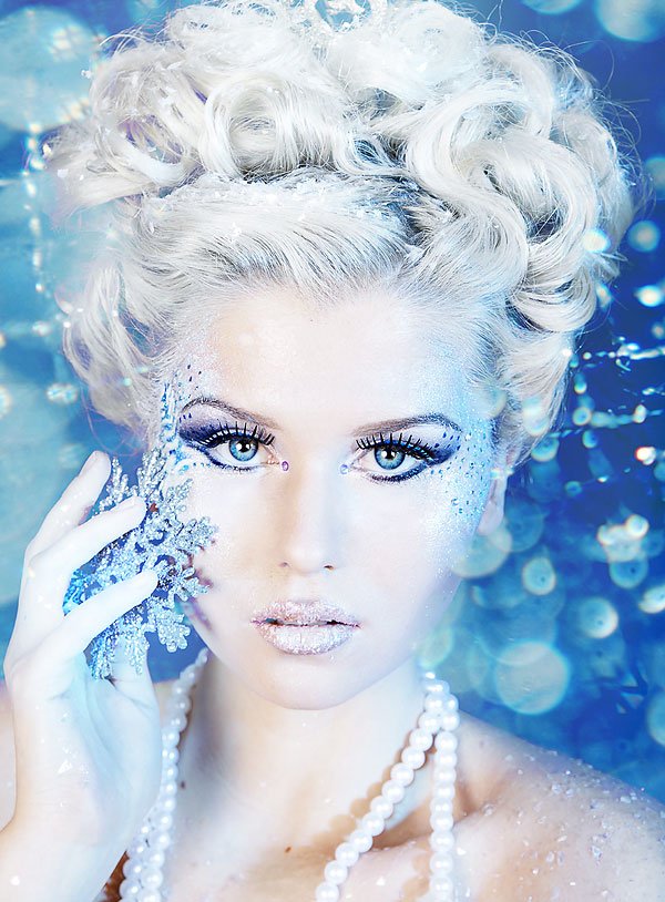 Makeup Snow Queen, photo