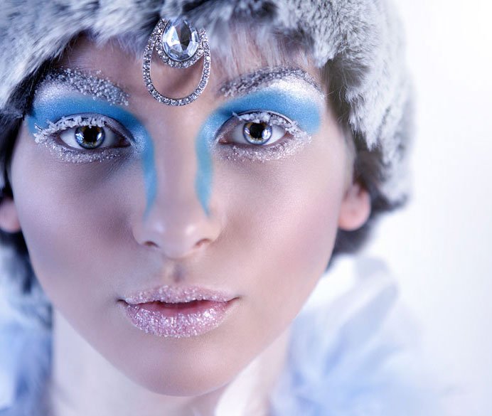 Makeup Snow Queen, photo