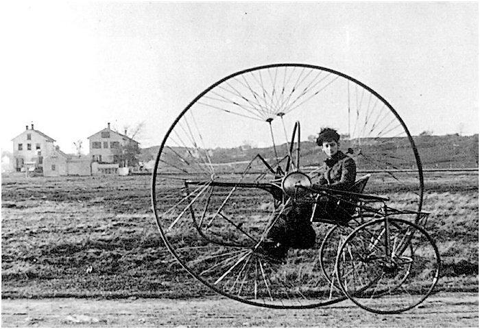 The girl and the bike in history