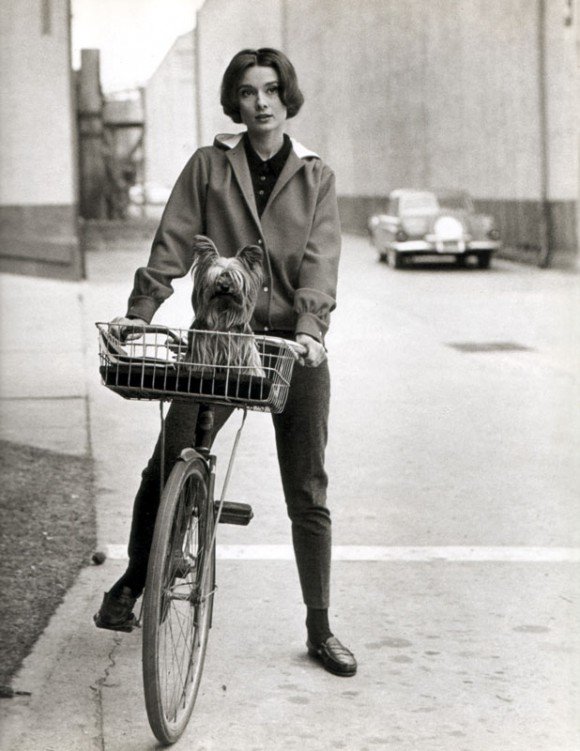 The girl and the bike in history