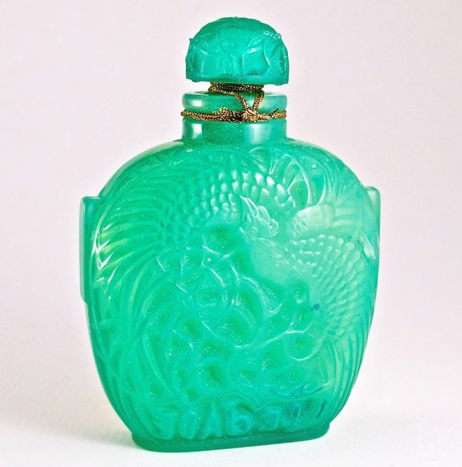 Perfume bottle, jeweler Rene Lalique