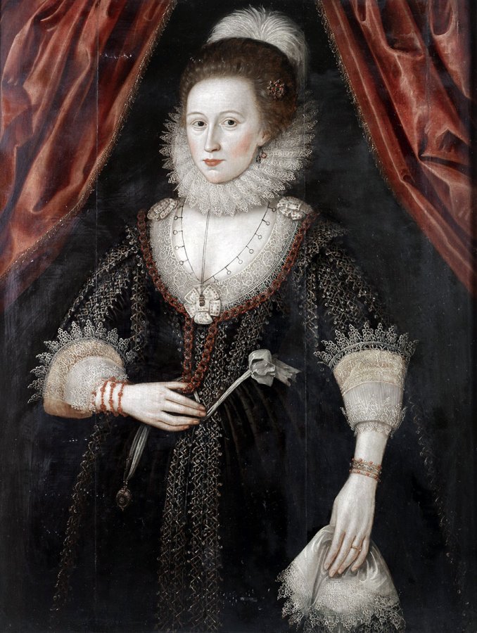 Portrait of a 17th century woman