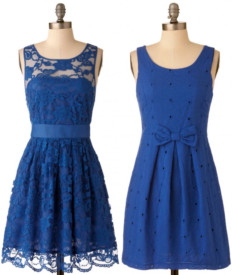 Blue dresses, photo