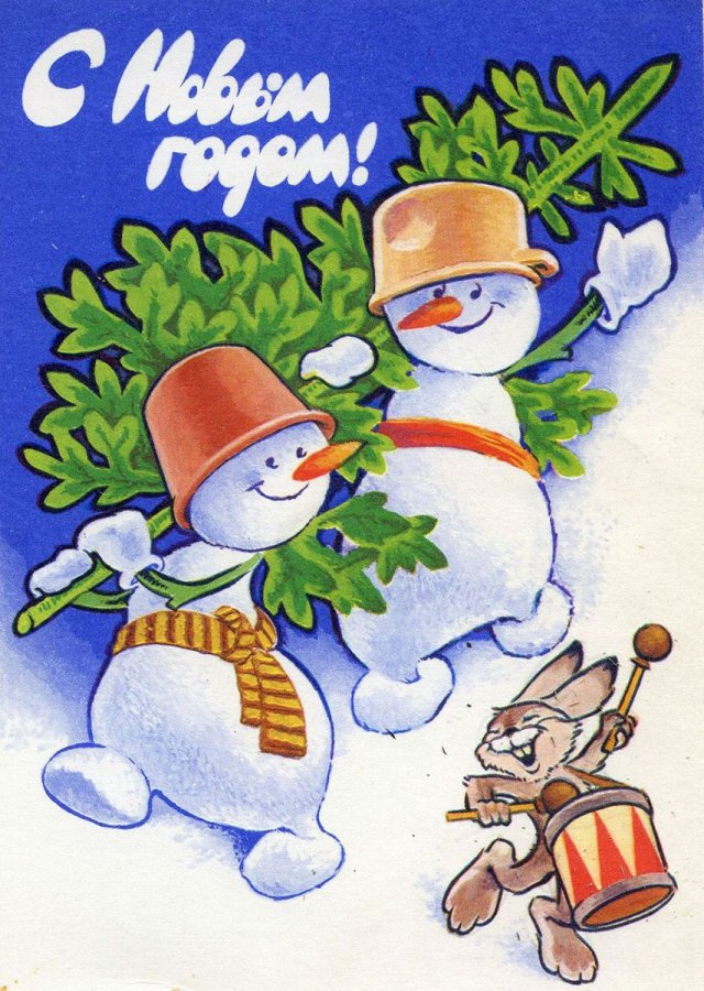 Snowmen - clip art