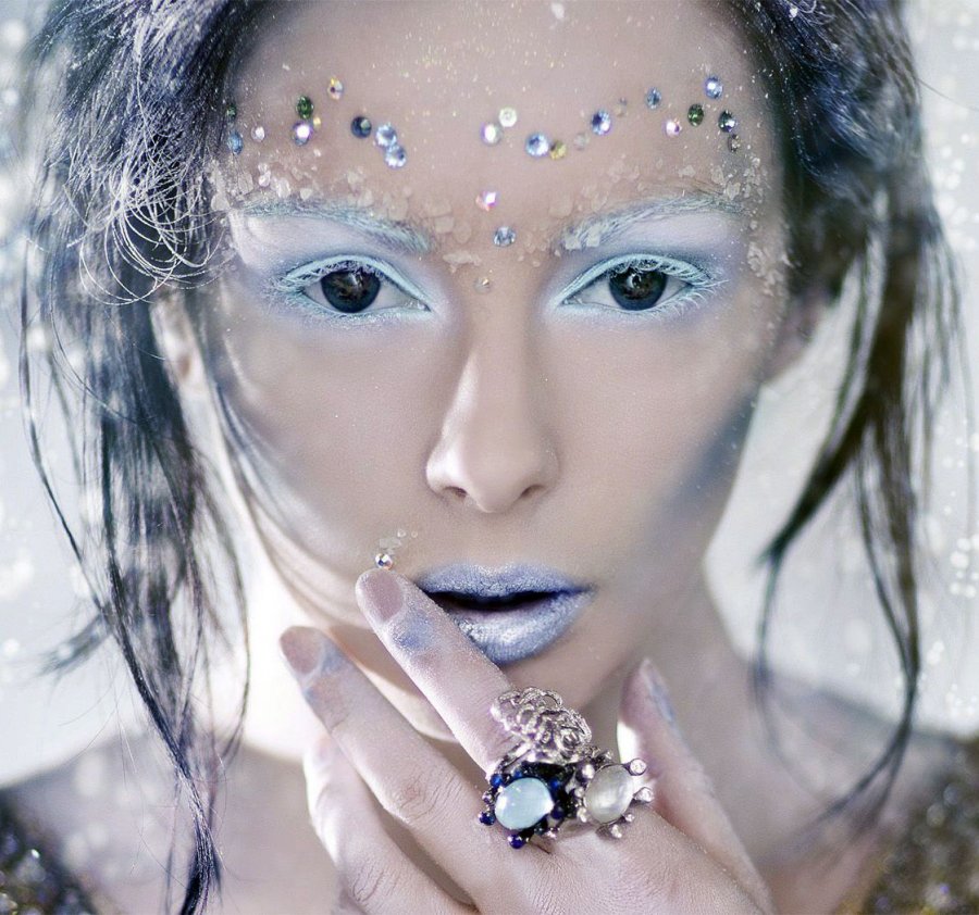 Makeup Snow Queen, photo