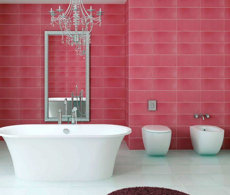 Pink color in interiors