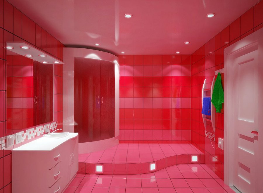 Pink color in interiors