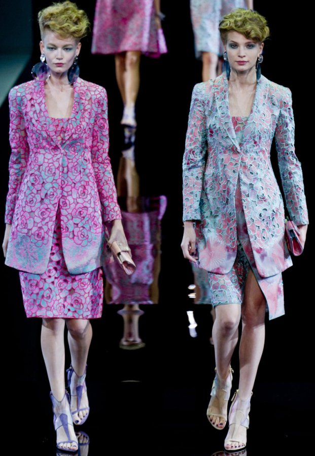 Women's suits by Giorgio Armani