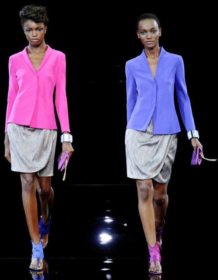 Women's suits by Giorgio Armani