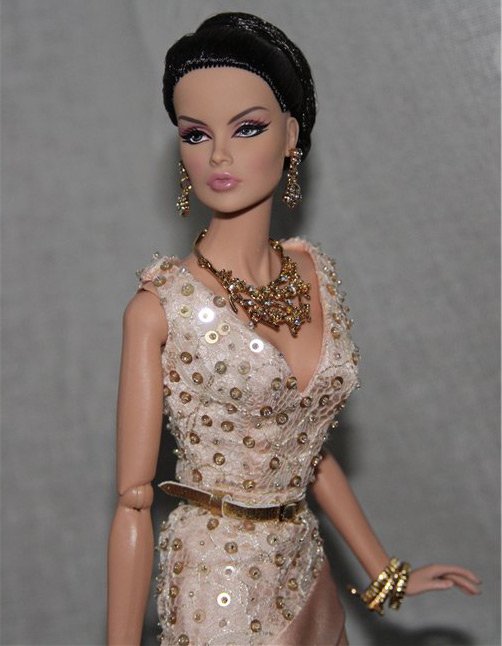 Beautiful doll in designer clothes