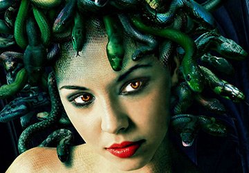 Medusa Gorgon - hair accessories