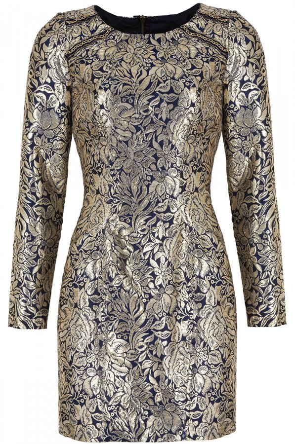 Elegant jacquard dress