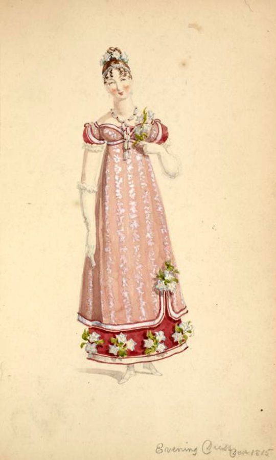 19th century antique dress