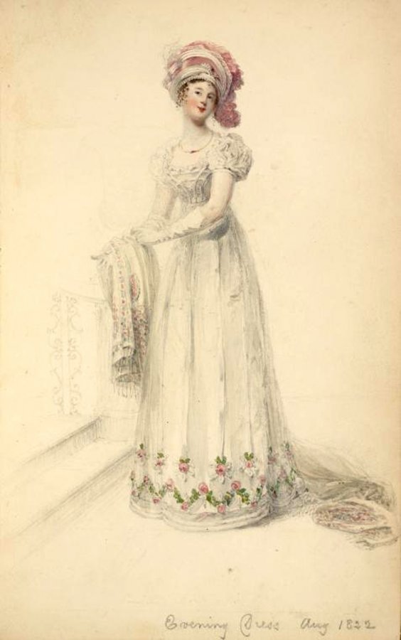 19th century antique dress