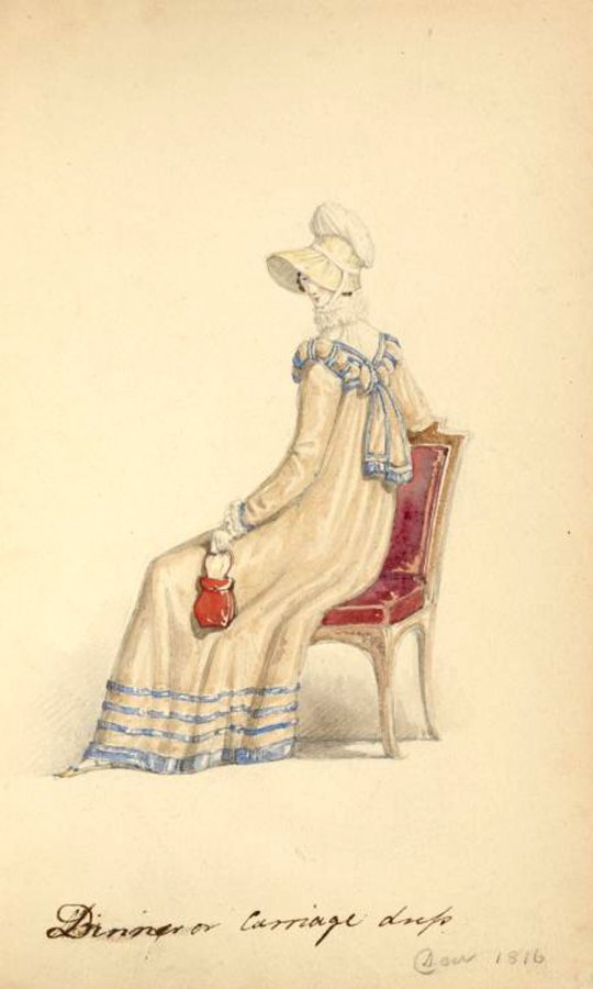 19th century antique dress