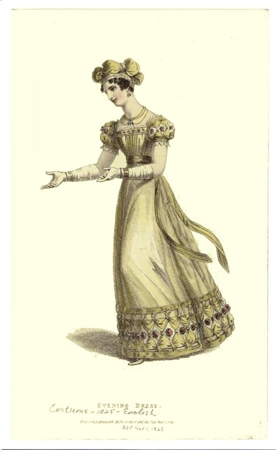 19th century antique dress