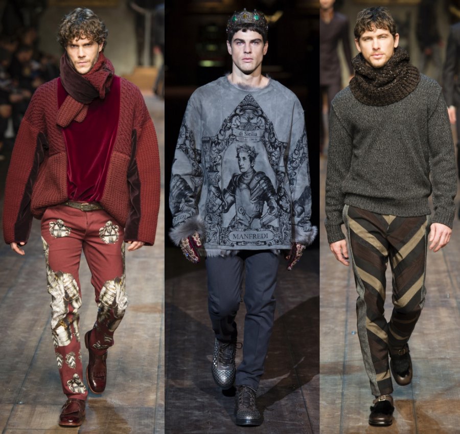 Dolce & Gabbana men's collection fall-winter 2024-2025