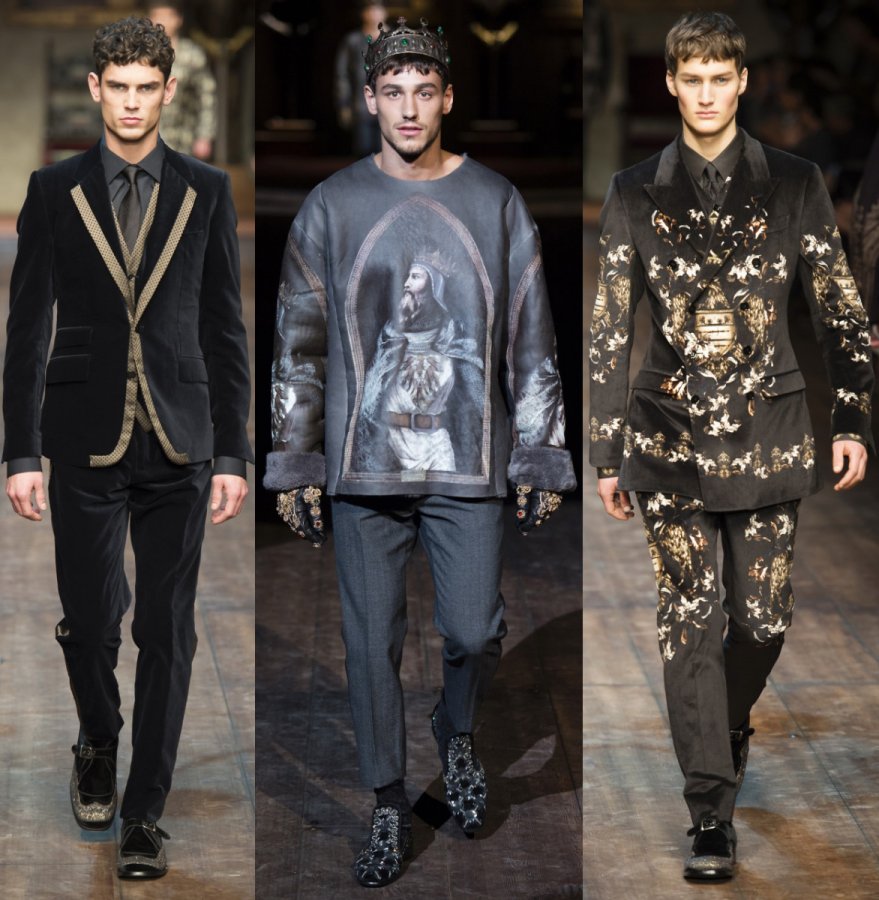 Dolce & Gabbana men's collection fall-winter 2024-2025