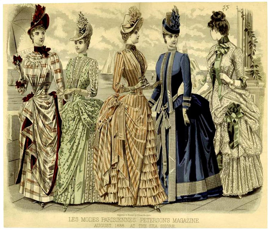 Women's fashion of the second half of the 19th century