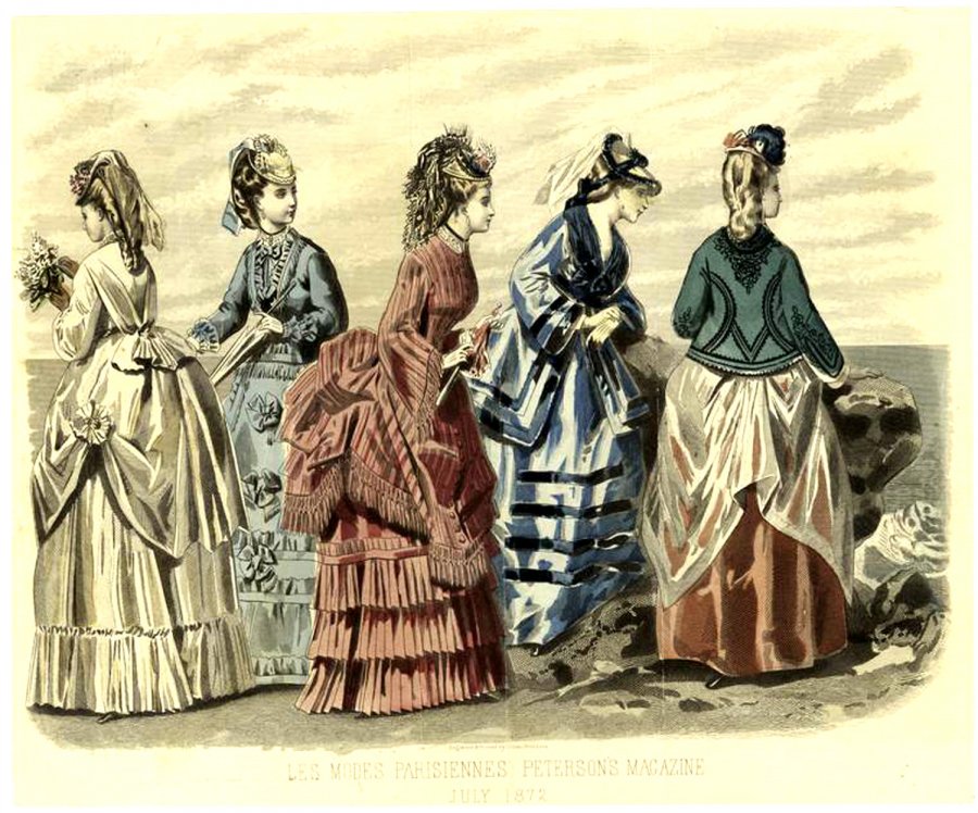 Women's fashion of the second half of the 19th century