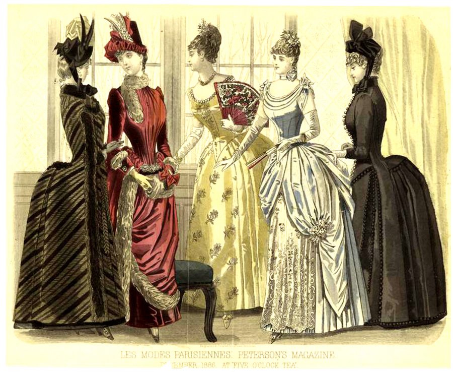 Women's fashion of the second half of the 19th century