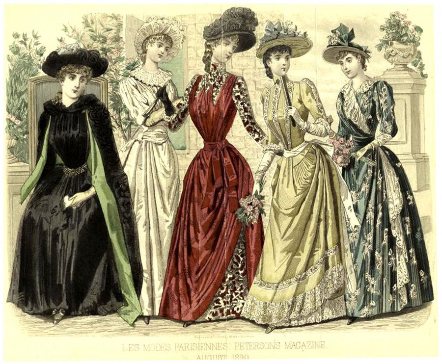 Women's fashion of the second half of the 19th century