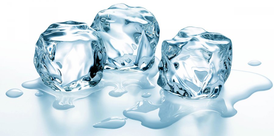 Cosmetic ice for facial skin