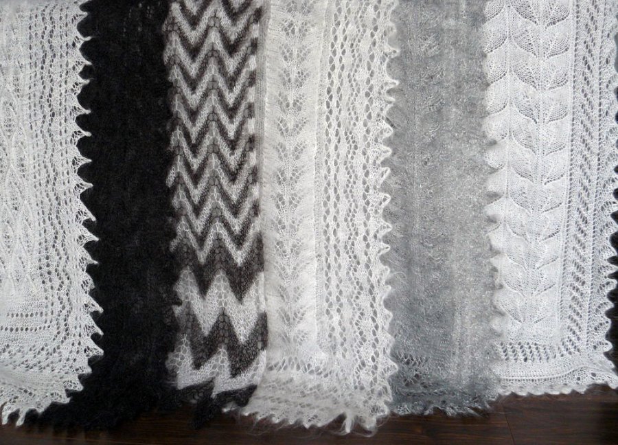 Orenburg downy shawls