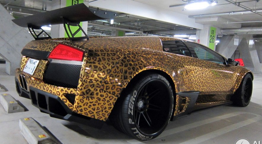 Leopard print for car