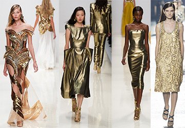 Gold dresses 2024