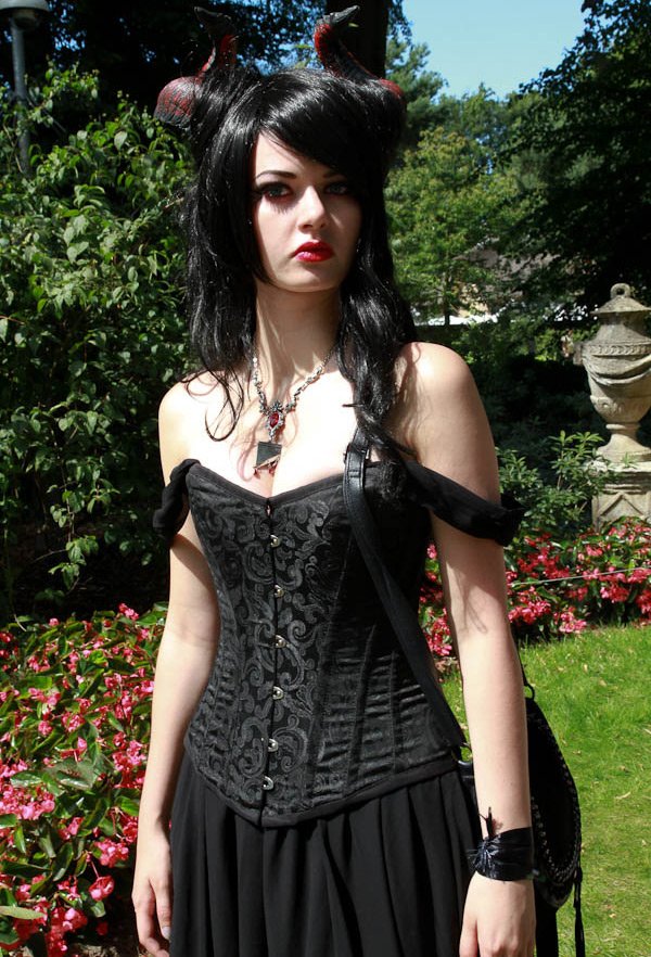 Girl in gothic style