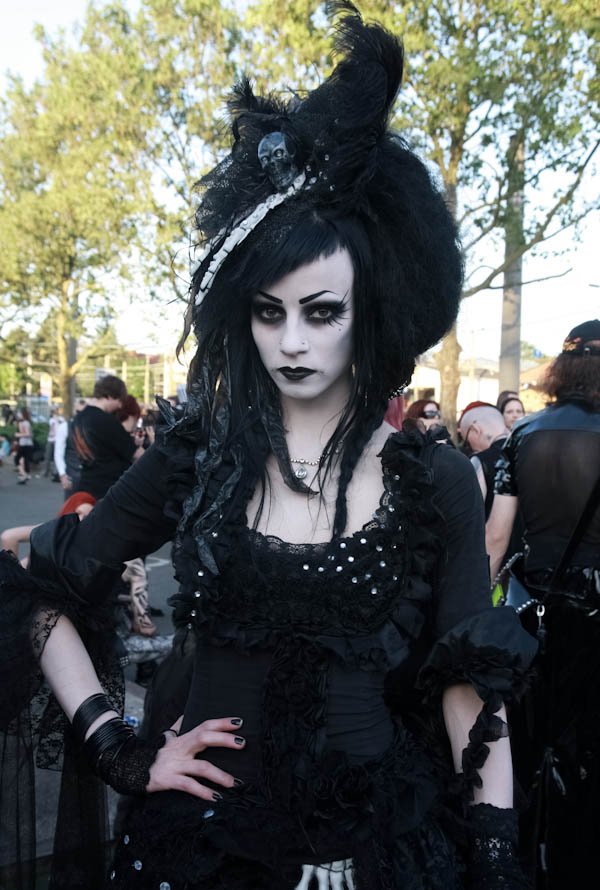 Photo of a gothic girl