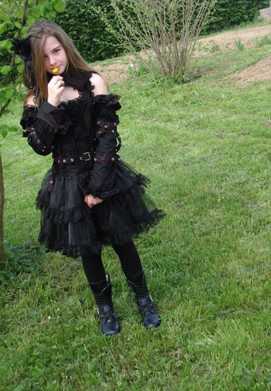 Photo of a gothic girl