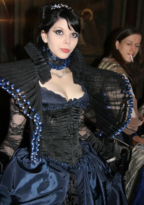 Girl in gothic style