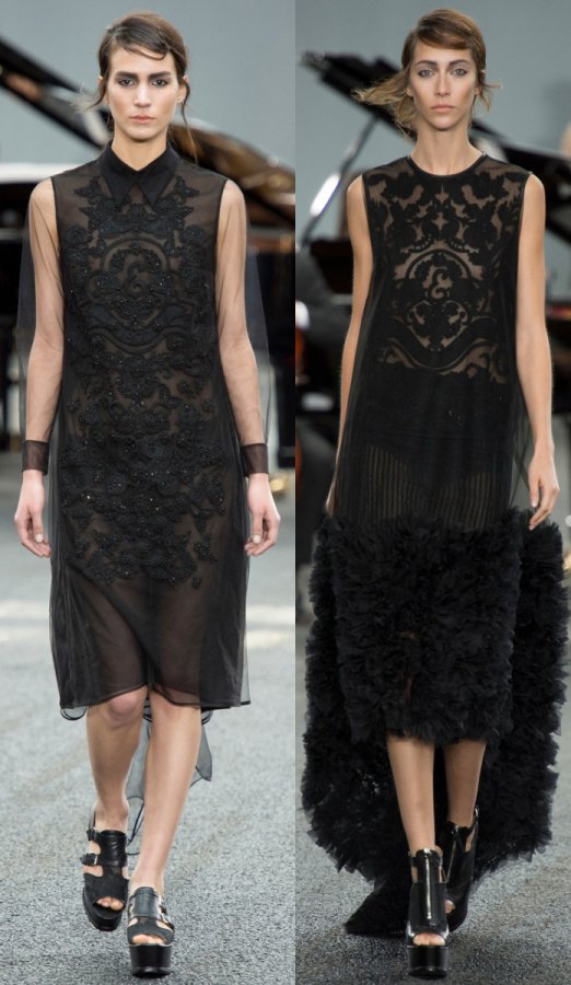 Black dresses spring-summer 2024