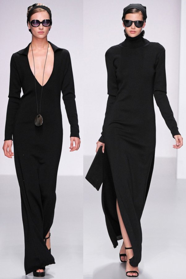 Black dresses spring-summer 2024