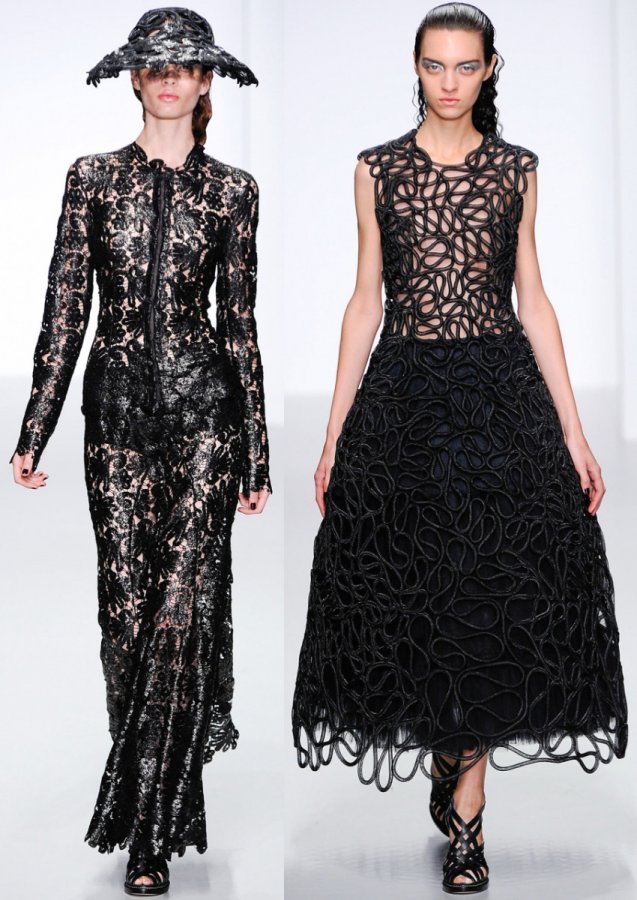 Black dresses spring-summer 2024