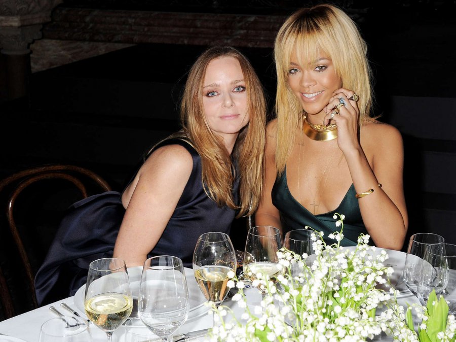 Designer Stella McCartney and Rihanna