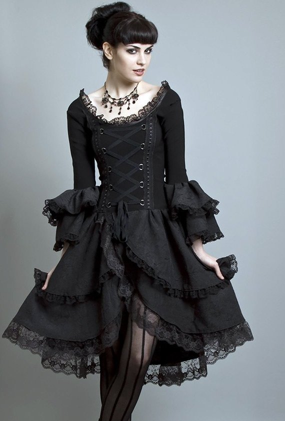 Gothic dress, photo